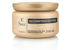 Máscara Siàge Reconstrói Os Fios 250g - Máscara Siàge Reconstrói Os Fios 250g -