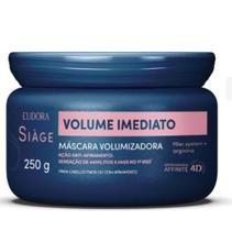 Máscara Siàge Volume Imediato 250g: Fios Volumosos, Macios e 10x Menos Quebra