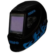 Máscara Solda Automática Visor Amplo Regulagem 4-13 Thunder - Weld Vision