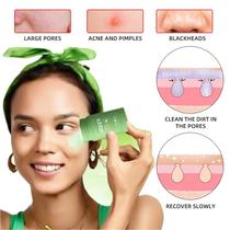 Máscara sólida limpando a máscara de argila óleo controle anti acne cuidados de pele cuidado rosto Bronzeadores & Marcadores (roxo)