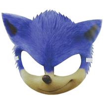 Máscara Sonic Infantil 3D Com Elástico