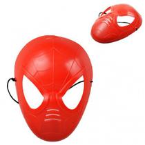 Máscara Spider Teia Vermelha Aranha Man Homem Aranha 21x15,5x5cm, Toymaster XIX0035, +3 Anos - 134731