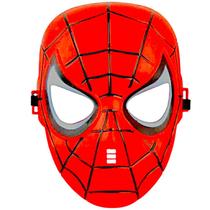 Máscara Super Herói Aracnídeo Homem Aranha Cosplay Festas Plástico Infantil Fantasia de Carnaval Festa Temática Amigão da Vizinhança Cabeça de Teia Máscara Super Herói Aracnídeo Homem Aranha Cosplay Festas Plástico Infantil Fantasia de Carnaval Festa Temática Amigão da Vizinhança Cabeça de Teia