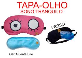 Máscara Tapa Olho Com Gel Para Dormir Viagem Relaxante Máscara Tapa Olho Com Gel Para Dormir Viagem Relaxante