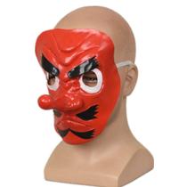 Máscara Tengu Demon Slayer Sakonji Urokodaki Red Half Face Máscara Tengu Demon Slayer Sakonji Urokodaki Red Half Face