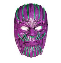Máscara Thanos Led Neon brilha no escuro Halloween Cosplay