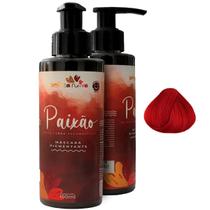 Máscara Tonalizante Beleza Ruiva 150ml Paixão Ruivo Cobre Avermelhado Máscara Pigmentante Tinta de Cabelo