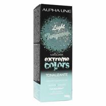 Máscara Tonalizante Extreme Colors Light Turquesa 100g - Alpha Line