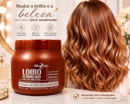 Máscara Tonalizante Loiro Acobreado Mairibel 250g Hidrata e Revitaliza os Fios Máscara Tonalizante Loiro Acobreado Mairibel 250g Hidrata e Revitaliza os Fios