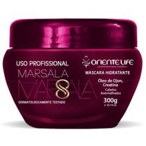 Máscara Tonalizante Marsala 300g Oriente Life