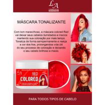 Máscara Tonalizante Red - Sem Amônia - Resultado 100% Natural - L&A Cosméticos