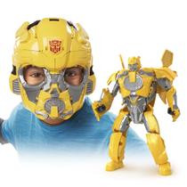 Máscara Transformável 2 em 1 - Figura Articulada - Bumblebee - Transformers: O Despertar das Feras - 22 cm - Hasbro