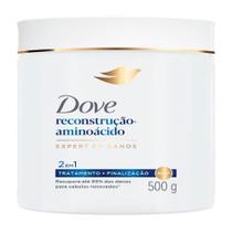 Máscara Tratamento e Finalização 2 em 1 Dove Reconstrução e Aminoácido Expert em Danos 500g Máscara Tratamento e Finalização 2 em 1 Dove Reconstrução e Aminoácido Expert em Danos 500g