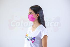 Mascara tripla camada - Pink com 10 unidades