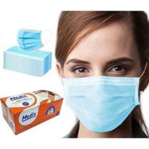 Máscara Tripla Descartável c/Elástico Caixa 50 Unid - Medix - MEDIX Medi House Ind e Com Máscara Tripla Descartável c/Elástico Caixa 50 Unid - Medix - MEDIX Medi House Ind e Com