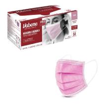 Mascara tripla rosa com elastico 50un/pct - vabene