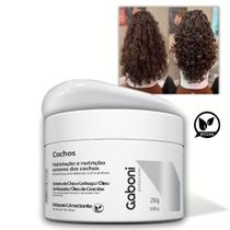 Máscara Umectante Cachos Vegano 250g Gaboni