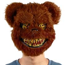 Máscara Urso de Pelucia Assustador Festa Halloween Carnaval