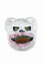Máscara Urso halloween Assustadora Realista Cosplay Adulto Cor:Branca Máscara Urso halloween Assustadora Realista Cosplay Adulto Cor:Branca