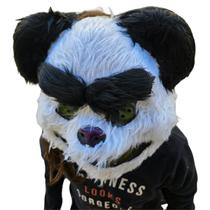 Máscara Urso panda Pelúcia Creepy De Halloween Fantasia