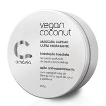 Máscara Vegan Coconut Amavia Ultrahidratante Capilar Hair Máscara Vegan Coconut Amavia Ultrahidratante Capilar Hair