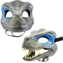 Máscara Velociraptor Mandíbula Articulável Jurassic World - MATTEL