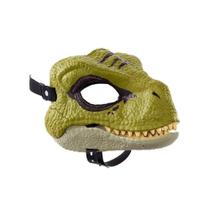 Máscara Velociraptor Verde Mandíbula Articulável Jurassic World Camp Cretaceous HBX54 - Mattel