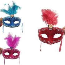 Máscara Veneza De Carnaval - Sortido