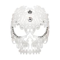 Máscara Venice Metal Full Face Cover com strass para Halloween Máscara Venice Metal Full Face Cover com strass para Halloween