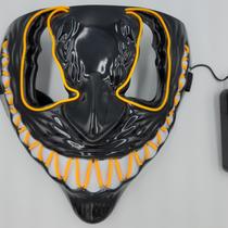 Máscara Venom LED Neon Glow Party Festas Rave Cosplay Luzes Homem Aranha Marvel Infantil Adulto Halloween - The Purge