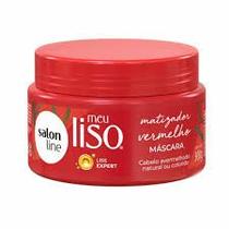 Máscara Vermelha Salon Line Meu Liso Super Vermelho 300g