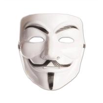 Máscara Vingança Anonymous Plástico C/Elástico Halloween