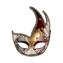 Máscara Vintage Xadrez Para Homens E Mulheres Para Festa De Halloween E Carnaval