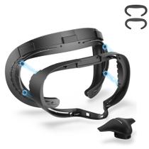 Máscara VR Geekvr para Meta Quest 3S com almofadas magnéticas em PU e tecido Máscara VR Geekvr para Meta Quest 3S com almofadas magnéticas em PU e tecido