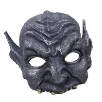 Máscara Warcraft Devil Halloween Cosplay Prop PU de meia face Máscara Warcraft Devil Halloween Cosplay Prop PU de meia face