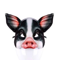 Máscara Wild Boar Pig EVA Half Face Cover Mardi Gras Cosplay Máscara Wild Boar Pig EVA Half Face Cover Mardi Gras Cosplay