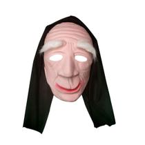 Máscara Witch Woman PVC Horror Face Halloween Cosplay Máscara Witch Woman PVC Horror Face Halloween Cosplay