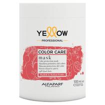 Máscara Yellow Color Care 1 litro Alfaparf Para Cabelos Coloridos Hidrata Nutre Brilho e Controla o Frizz