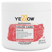 Máscara Yellow Color Care 500ml Alfaparf Para Cabelos Coloridos Hidrata Nutre Brilho e Controla o Frizz