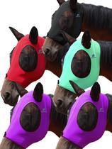 Máscaras antimoscas para cavalo Mask-Tech, kit com 5 unidades, elásticas, com proteção UV Máscaras antimoscas para cavalo Mask-Tech, kit com 5 unidades, elásticas, com proteção UV
