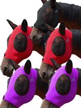 Máscaras antimoscas para cavalo Mask-Tech, pacote com 5, proteção UV, tamanho grande Máscaras antimoscas para cavalo Mask-Tech, pacote com 5, proteção UV, tamanho grande