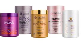 Máscaras Capilares Completo De Salão 5 Unidades 1Kg Dyusar