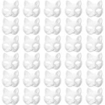 Máscaras de animais Therian DIY Crafts RQPQBO 30 unidades (gato e raposa brancos) Máscaras de animais Therian DIY Crafts RQPQBO 30 unidades (gato e raposa brancos)