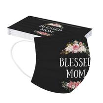 Máscaras de impressão do dia das mães 10pc para máscara facial de proteção Máscara descartável Earloop