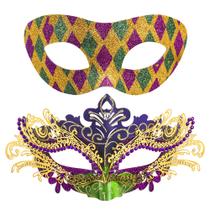 Máscaras de máscaras, traje de Halloween para casais SIQUK, Mardi Gras Máscaras de máscaras, traje de Halloween para casais SIQUK, Mardi Gras