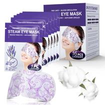 Máscaras de olhos a vapor ProCiv para alívio de olhos secos, 16 pacotes de lavanda Máscaras de olhos a vapor ProCiv para alívio de olhos secos, 16 pacotes de lavanda