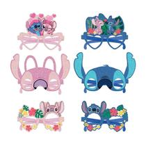 Máscaras de Papel Disney Lilo & Stitch para Festa Infantil - 12 Peças
