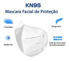 Máscaras de proteção facial kn-95 embalagem com 10 unidades