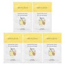 Máscaras em folha Idealove Superfood Skin Savior 20mL x5 Máscaras em folha Idealove Superfood Skin Savior 20mL x5