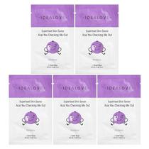 Máscaras em folha Idealove Superfood Skin Savior Acai 20mL x5 Máscaras em folha Idealove Superfood Skin Savior Acai 20mL x5